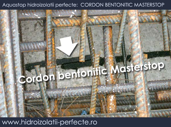 Cordon Bentonitic Masterstop Fundatie